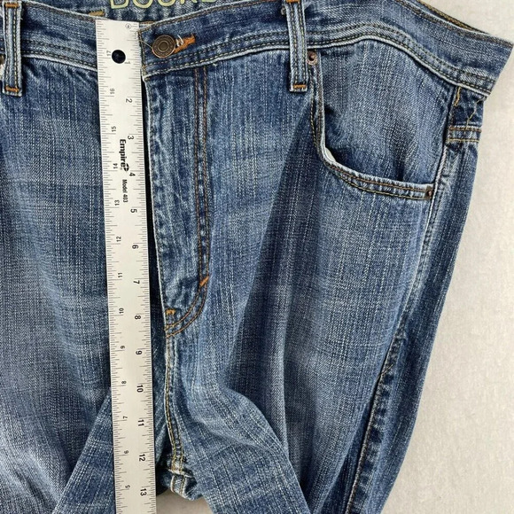 Dockers Jeans Men's 36x34 Blue Medium WashDenim Classic Fit Straight Leg  Button - Picture 4 of 10